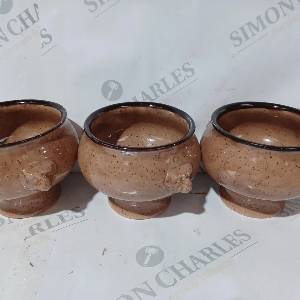 BOXED UNBRANDED STONEWARE POT SET