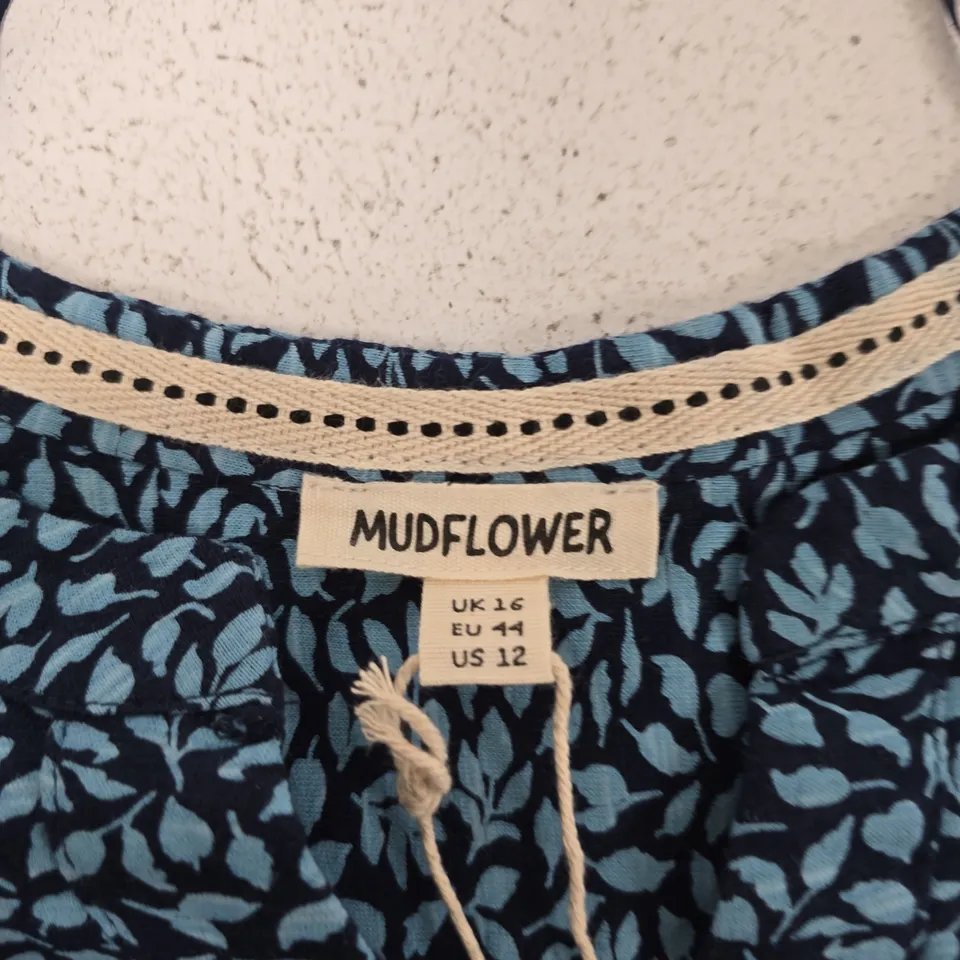 MUDFLOWER FLORAL PRINT BLOUSE – WOMEN'S, UK 16 (EU 44, US 12)