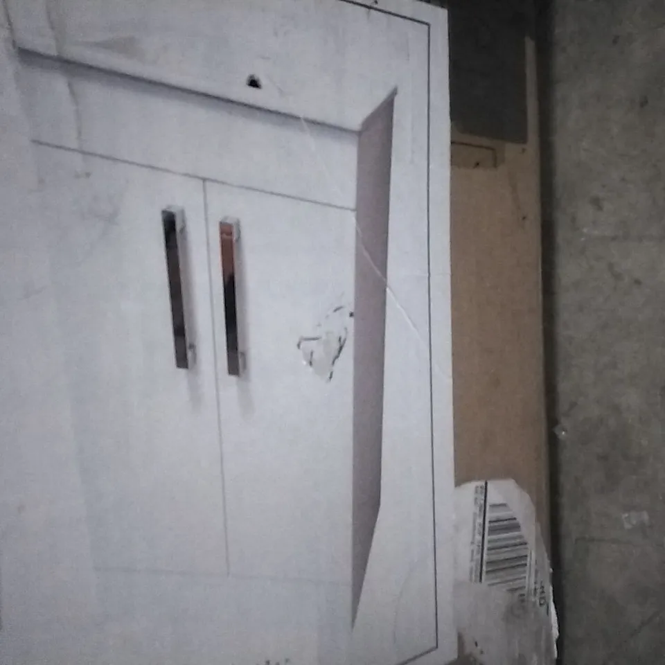 BOXED TIMSBURY VANITY & BASIN SET WHITE GLOSS