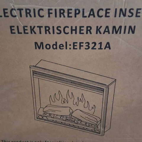 BOXED AS NEW ELECTRIC FIRE INSERT - EF321A