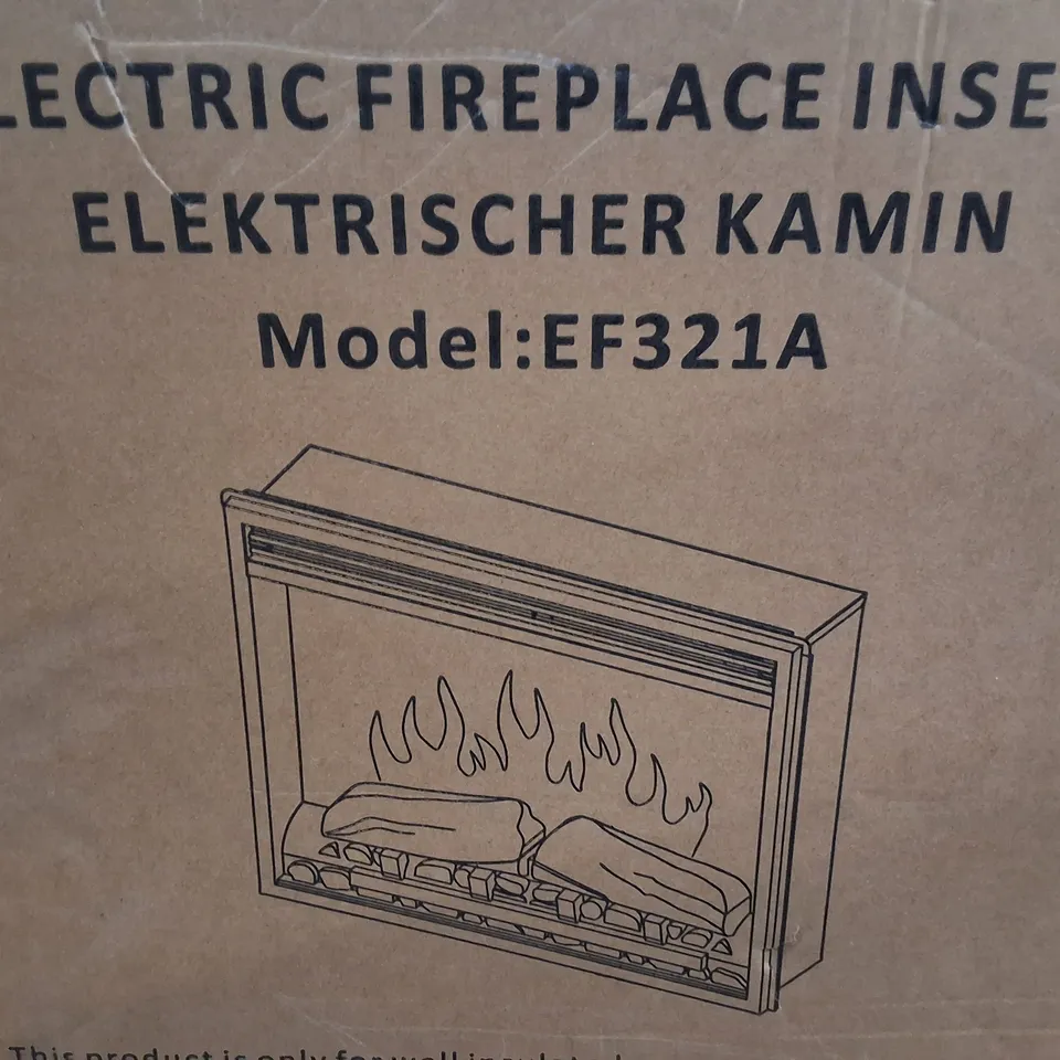BOXED AS NEW ELECTRIC FIRE INSERT - EF321A