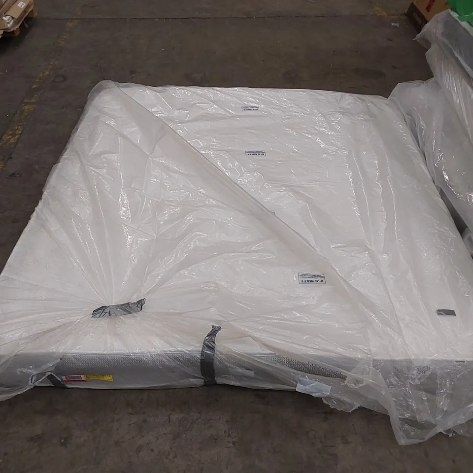 QUALITY BAGGED 6FT SUPERKING HYBRID MEMORY NATURAL OPEN COIL MATTRESS 