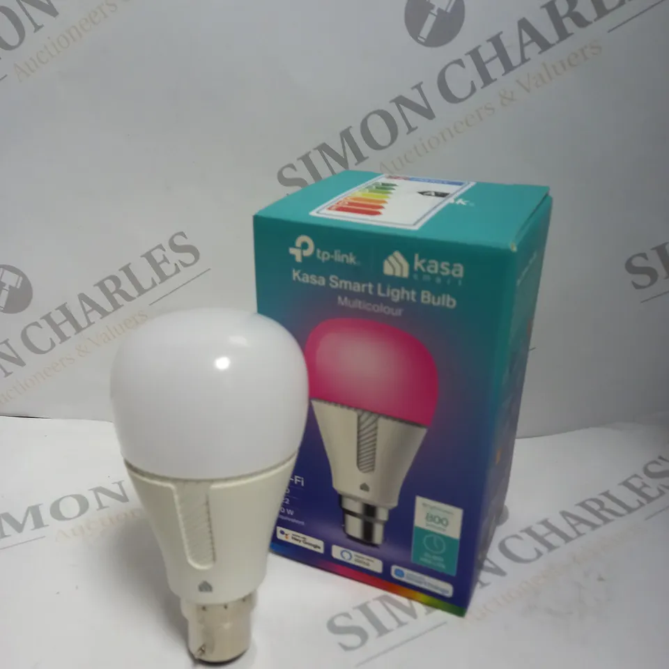 BOXED TP-LINK KASA SMART LIGHT BULB IN MULTICOLOUR 
