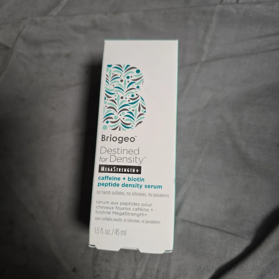 BRIOGEO DESTINED FOR DENSITY MEGASTRENGTH+ HAIR DENSITY SERUM 45ML (CAFFEINE + BIOTIN)