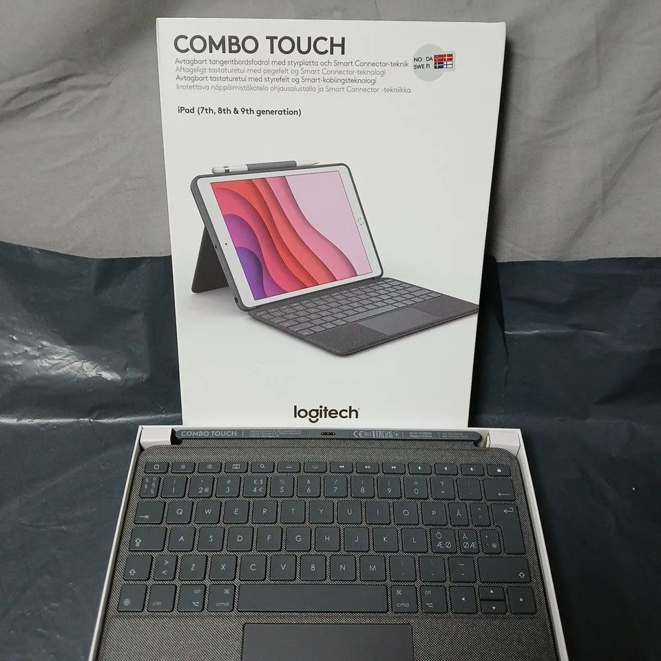 LOGITECH COMBO TOUCH KEYBOARD CASE FOR IPAD (7TH–9TH GEN) 