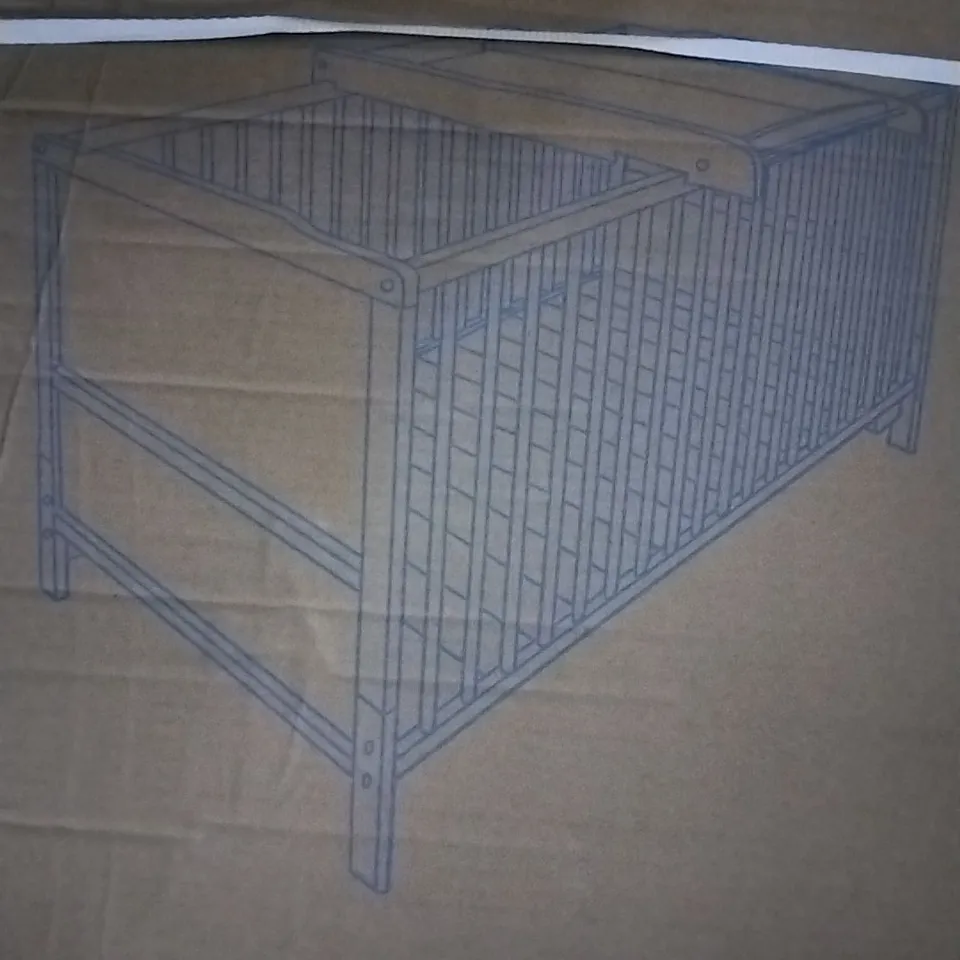 ORLANDO COT WITH MATRESS SIZE: 120CM X 60CM