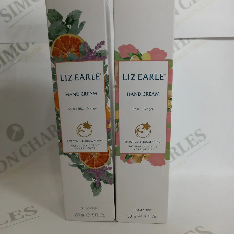 LOT OF 2 LIZ EARLE HAND CREAM 150 MLL 