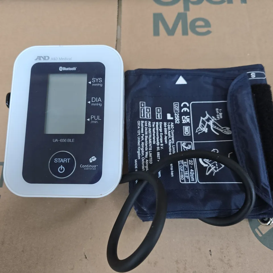 A&D MEDICAL UA-656 BLE BLOOD PRESSURE MONITOR 