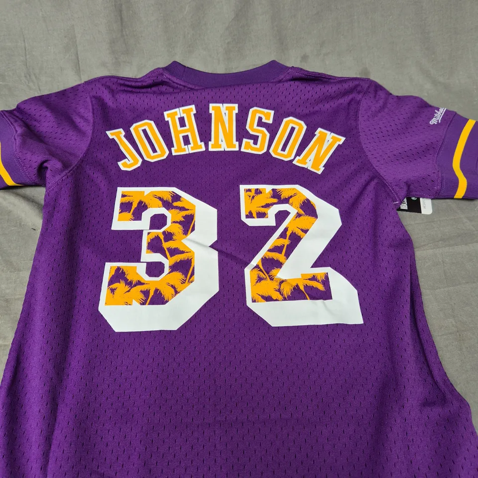 MITCHELL AND NESS LA LAKERS JERSEY - JOHNSON 32 - SIZE XS