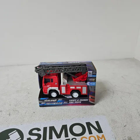 LIGHTS & SOUNDS FIRE TRUCK TOY – BOXED (3+)