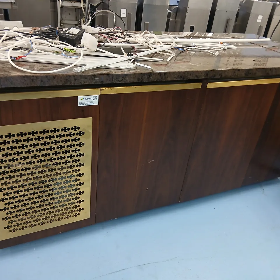 COMMERCIAL KITCHEN CABINET WITH PERFORATED INTERIOR SHELVES – STAINLESS STEEL