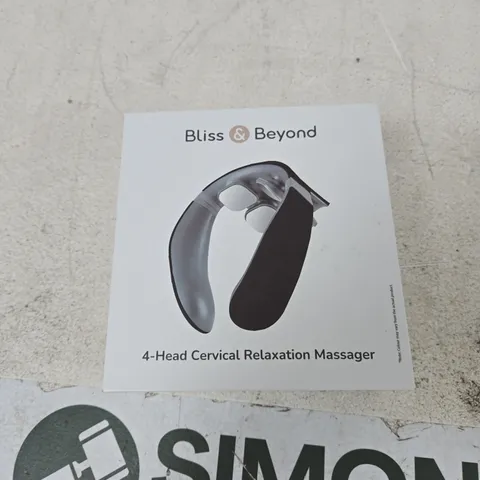 BLISS & BEYOND 4-HEAD CERVICAL RELAXATION MASSAGER