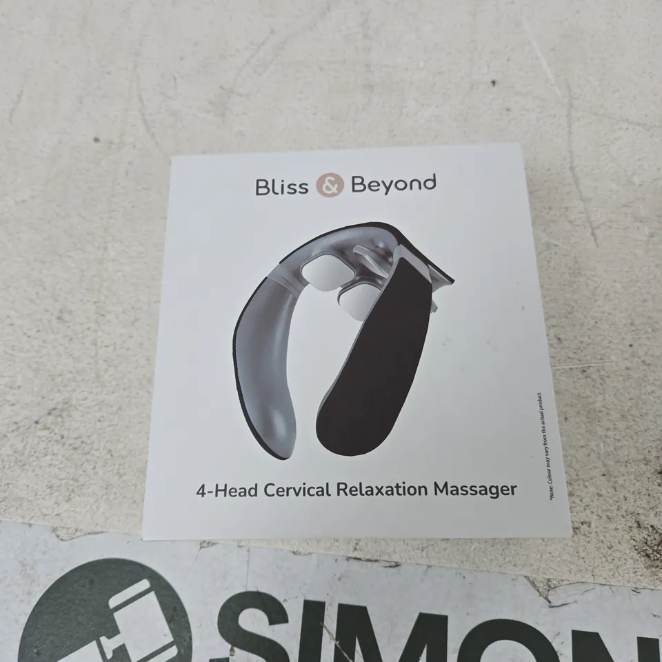BLISS & BEYOND 4-HEAD CERVICAL RELAXATION MASSAGER