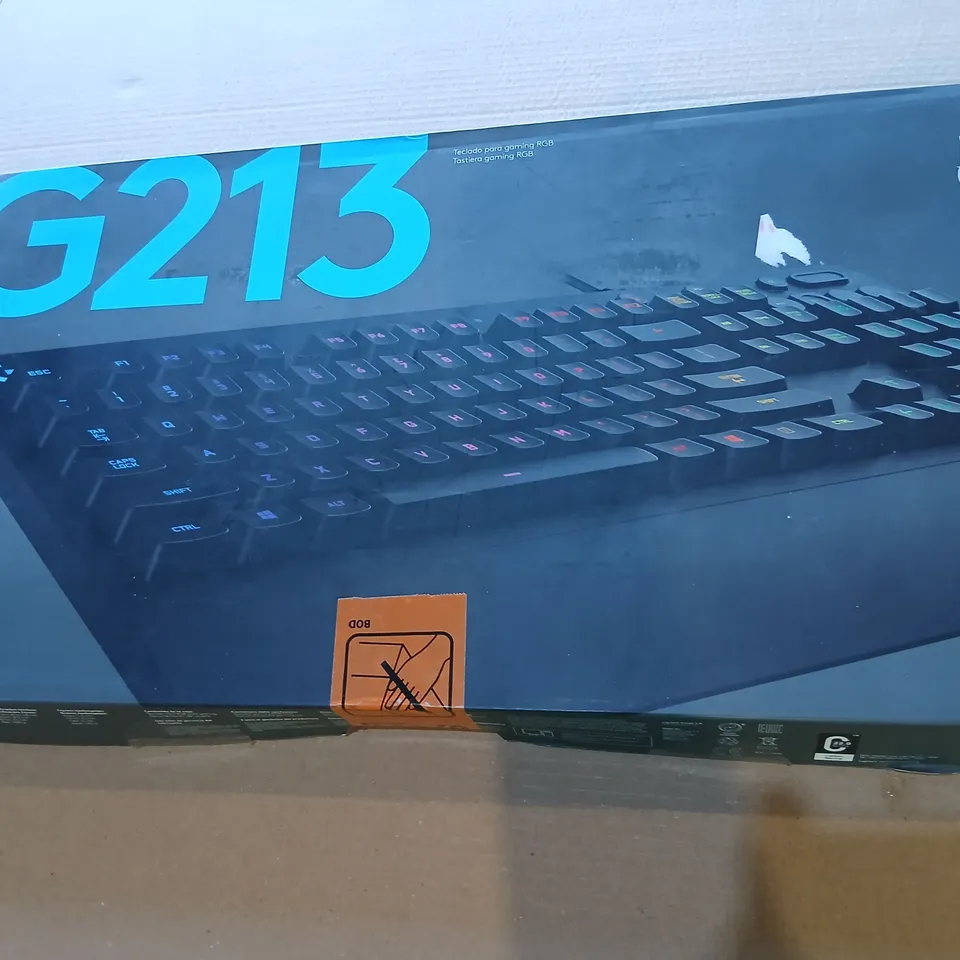 APPROXIMATELY 27 G213 PRODIGY GAMING KEYBOARD – BOXED