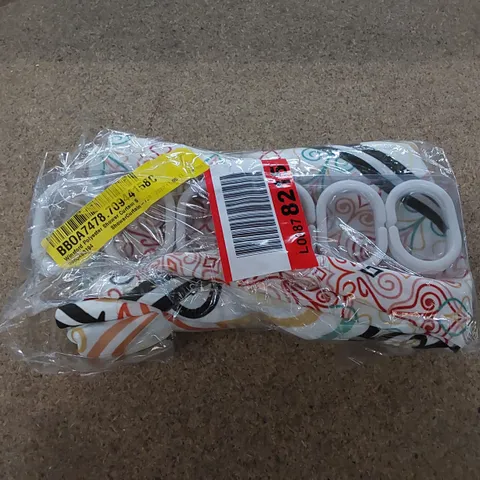 BAGGED WINSFORD POLYESTER SHOWER CURTAIN