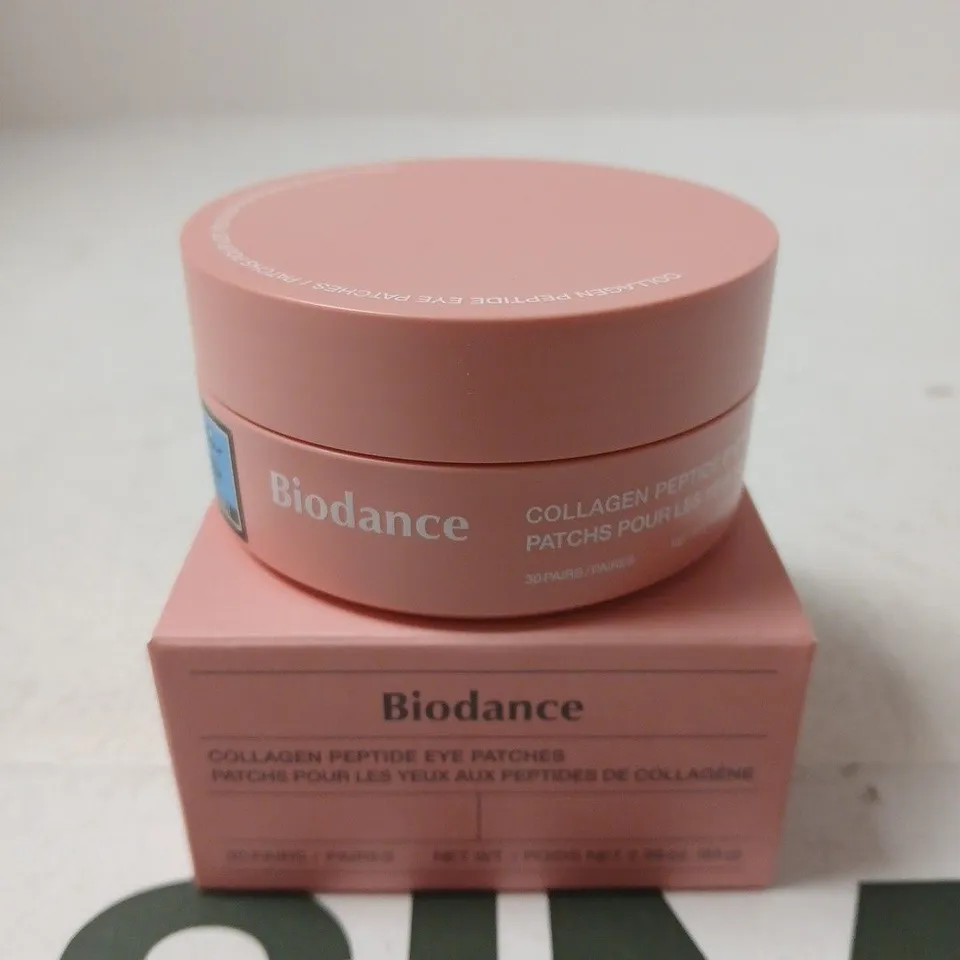 BOXED BIODANCE COLLAGEN PEPTIDE EYE PATCHES 30 PAIRS 