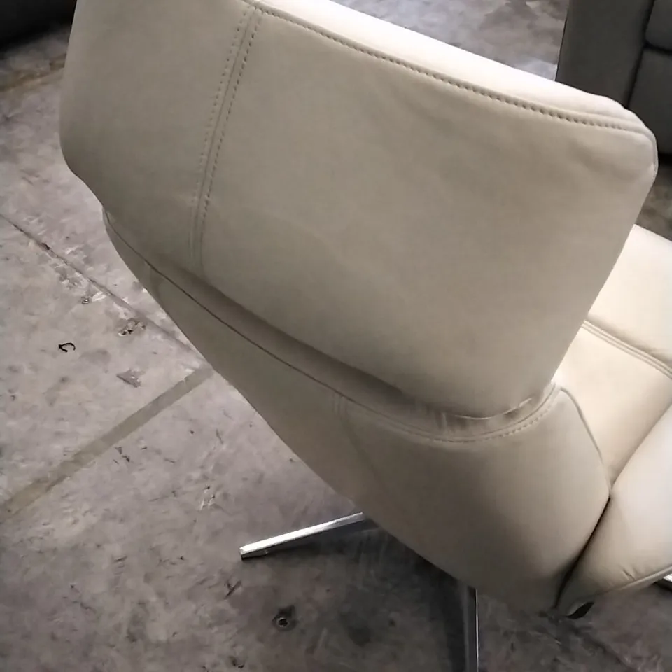 QUALITY BRITISH DESIGNED & MANUFACTURED G PLAN VARDE POWER RECLINER CHAIR CAMBRIDGE STONE LEATHER