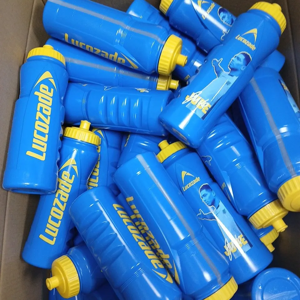 APPROXIMATELY 40 LUCOZADE JUDE SPORT BOTTLES - COLLECTION ONLY 