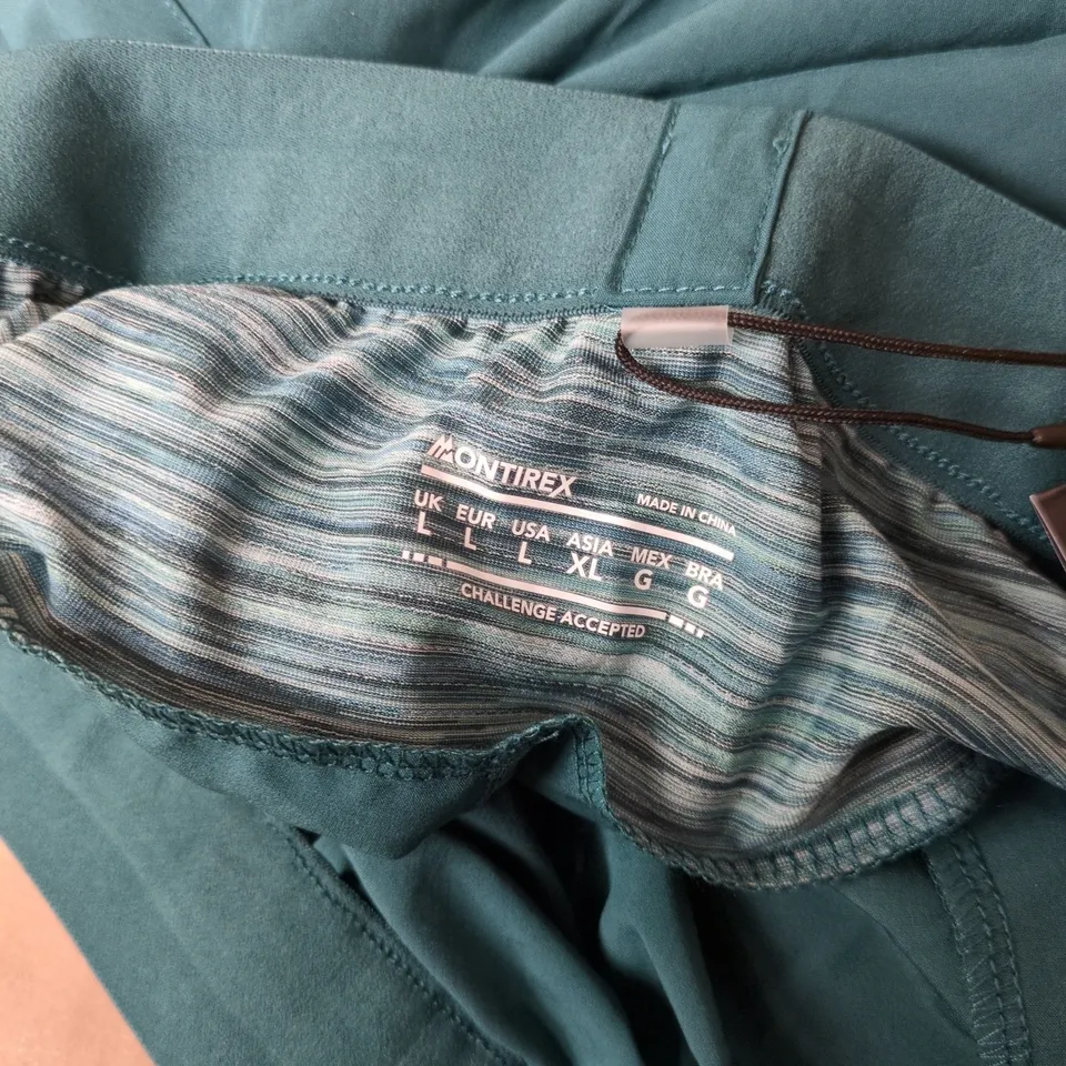 MONTIREX TRAIL 2.0 PANTS IN OCEAN ABYSS/STEEL TEAL - LARGE
