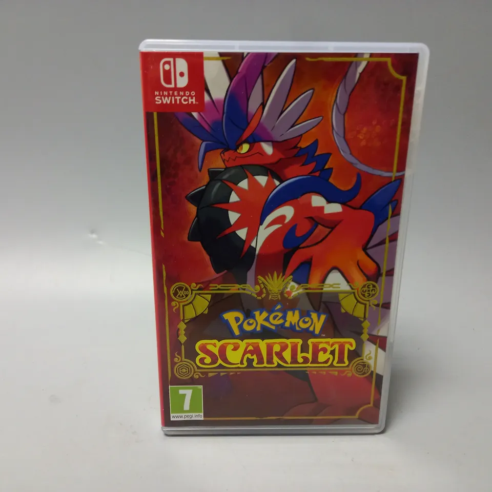 BOXED POKEMON SCARLET (NINTENDO SWITCH)