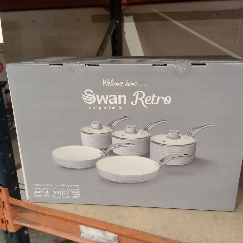 BOXED SWAN RETRO PAN SET