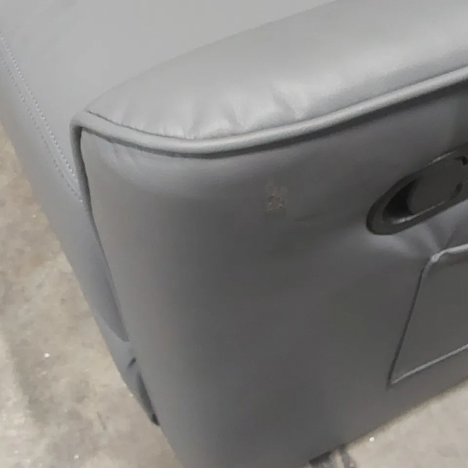 QUALITY DESIGNER FAUX LEATHER MANUAL RECLINER 2 SEATER SOFA