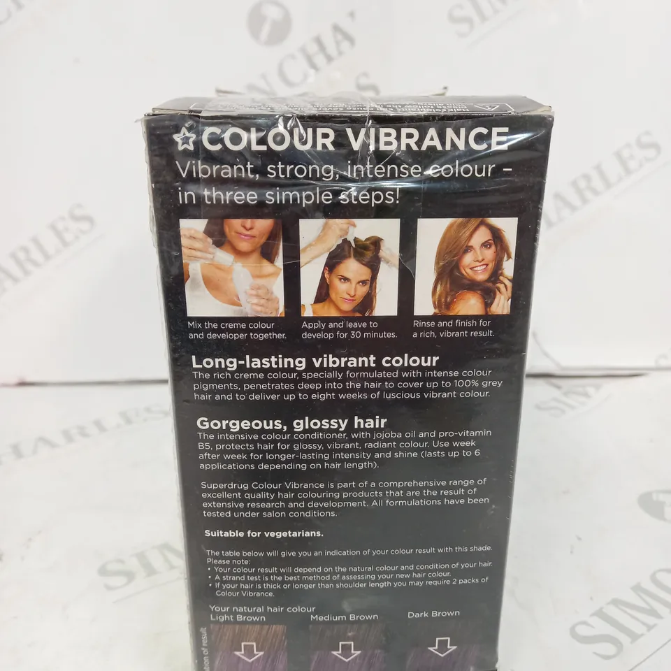 3 X COLOUR VIBRANCE VERY VIOLET PERMENENT HAIR DYE