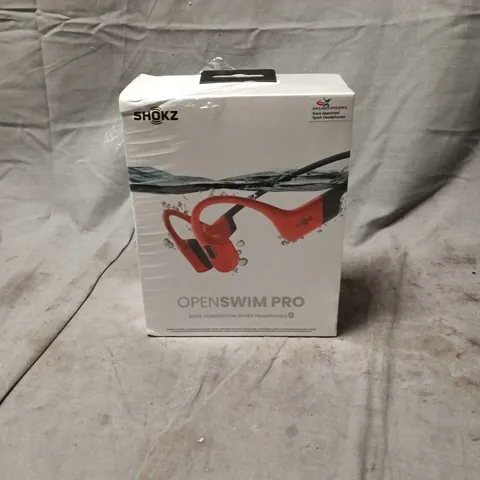 SHOKZ OPENSWIM PRO BONE CONDUCTION HEADPHONES – BOXED