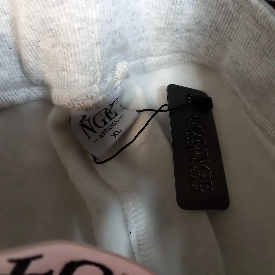 LOUNGE STONE MARL/LOGO JOGGERS/LOUNGE WEAR - XL