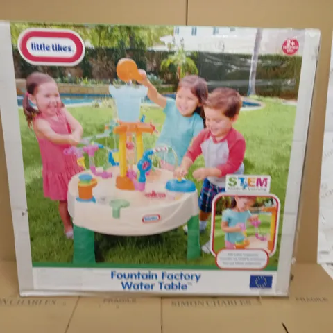 LITTLE TIKES FOUNTAIN FACTORY WATER TABLE