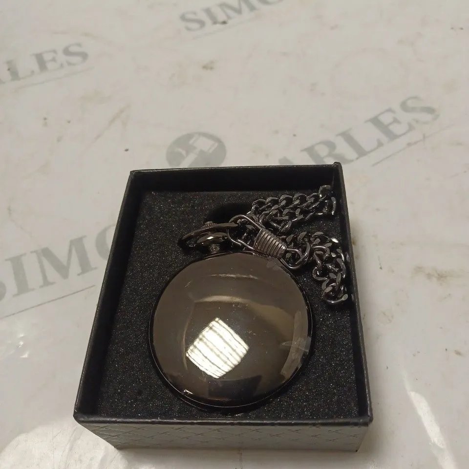 MENS EDISON POCKET WATCH WITH CHAIN