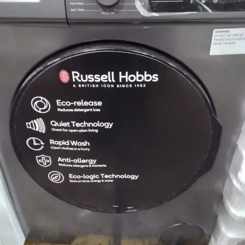 RUSSELL HOBBS RH814W111AN 11 SERIES 8KG LOAD, 1400RPM SPIN WASHING MACHINE - ANTHRACITE