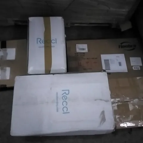 PALLET OF ASSORTED ITEMS INCLUDING RECCI BEDDING, VIPMOON LED CEILING LIGHT, HOOBRO, TEAMSON HOME, JUDGE ELECTRIC POTATO PEELER