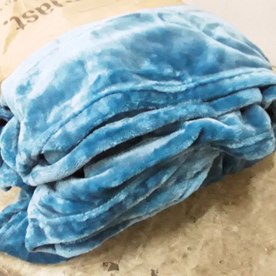 CLIMAX SUPER SOFT REVERSIBLE MINK FAUX PLUSH FUR FLEECE BLANKET THROW