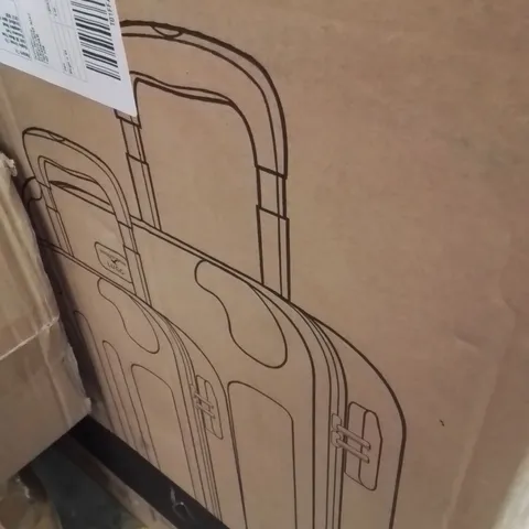 BOXED LUGG TRAVEL SUITCASE ROSE GOLD 