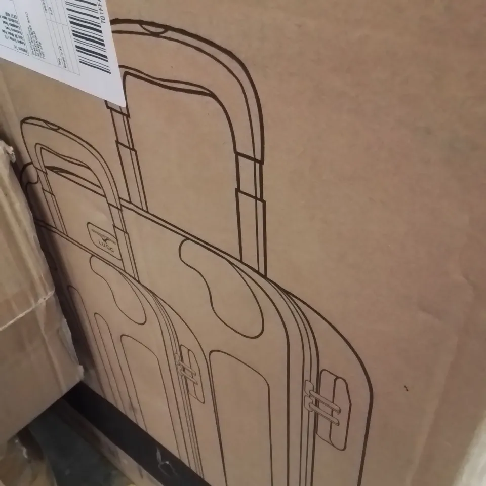 BOXED LUGG TRAVEL SUITCASE ROSE GOLD 