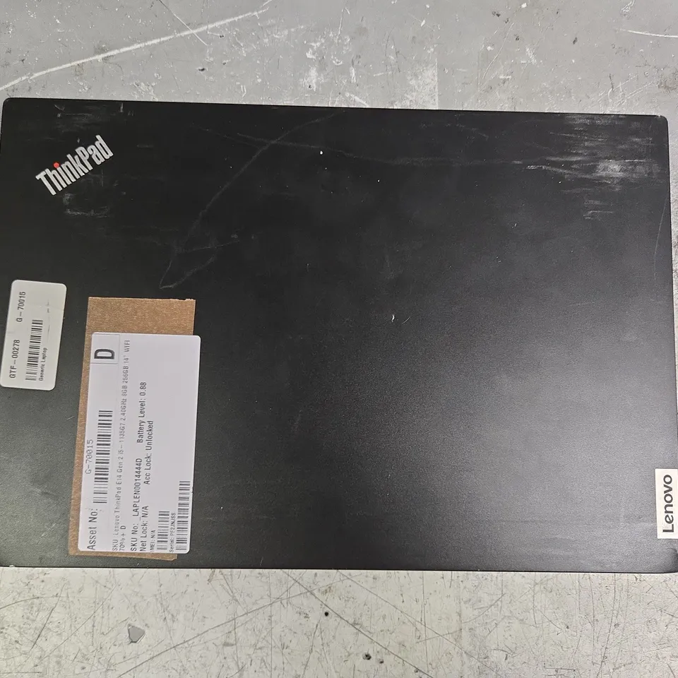 LENOVO THINKPAD E14 GEN 2 LAPTOP IN BLACK