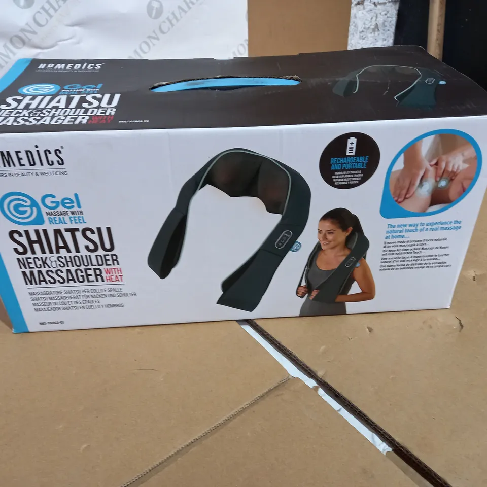 BOXED HOMEDICS SHIATSU NECK AND SHOULDER MASSAGER 