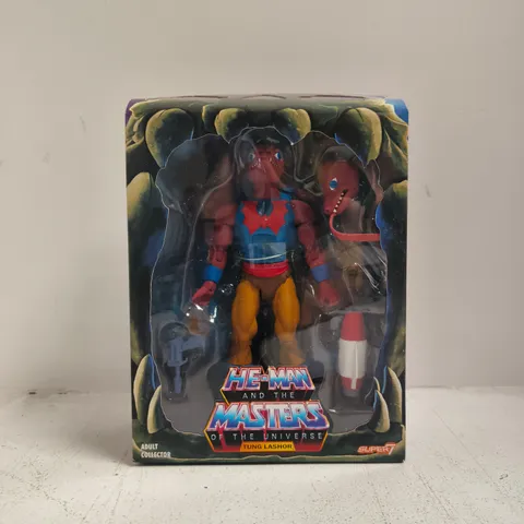 HE-MAN AND THE MASTERS OF THE UNIVERSE TUNG LASHOR ACTION FIGURE – BOXED