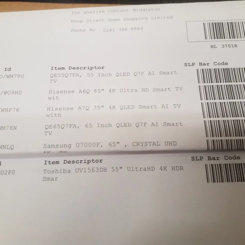 PALLET CONTAINING APPROXIMATELY 6 ASSORTED DAMAGED TVS