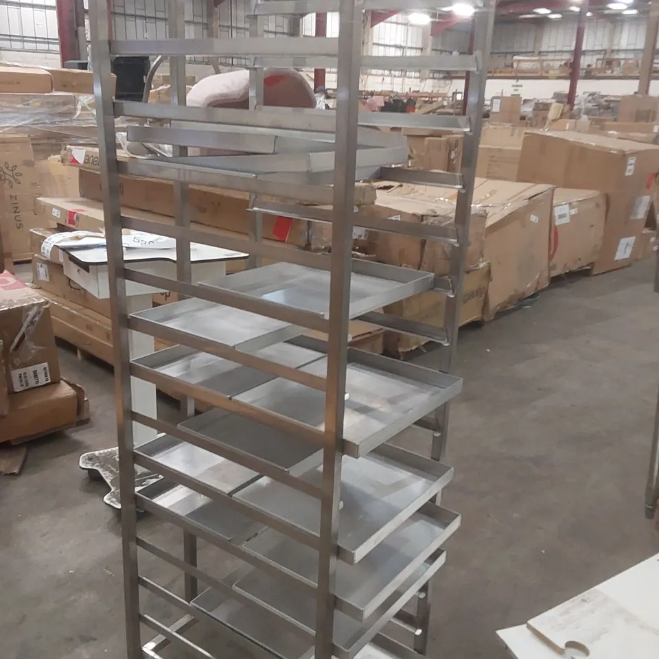 STAINLESS STEEL BAKERY TROLLEY