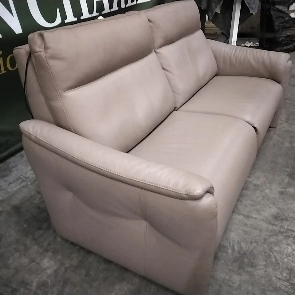 QUALITY DESIGNER ITALIAN MADE CALIA ITALIA 3 SEATER LEATHER POWER RECLINER SOFA