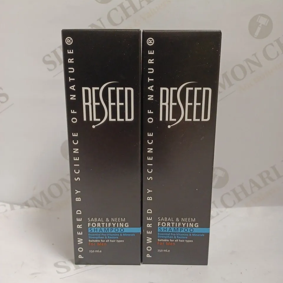 2 X RESEED SABAL & NEEM FORTIFYING SHAMPOO - 250ML
