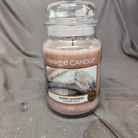 YANKEE CANDLE WARM CASHMERE JAR CANDLE – 623 G