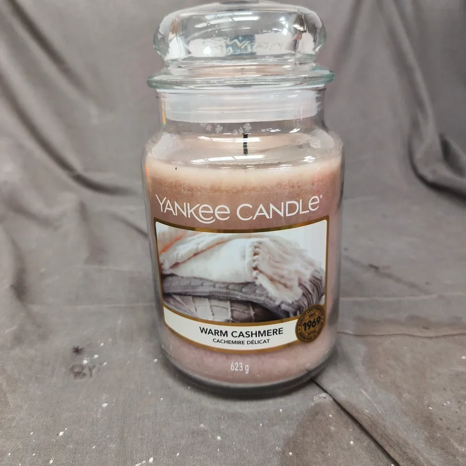 YANKEE CANDLE WARM CASHMERE JAR CANDLE – 623 G