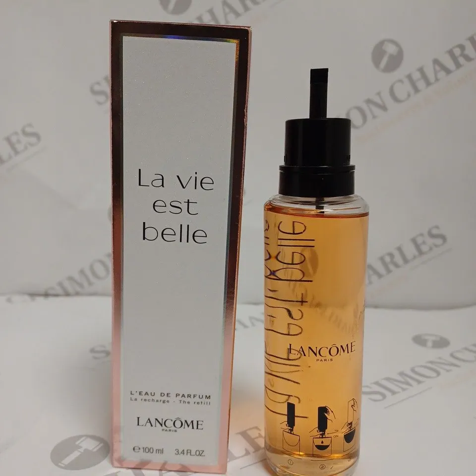 BOXED LANCOME LA VIE EST BELLE EAU DE PARFUM REFILL 100ML