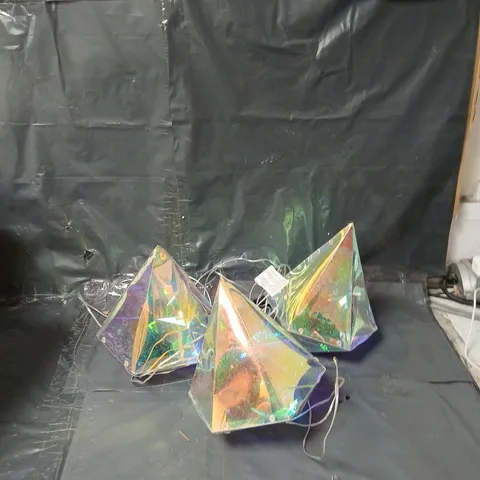 MY GARDEN STORIES LED DIAMOND TRIO LIGHT STRAND 