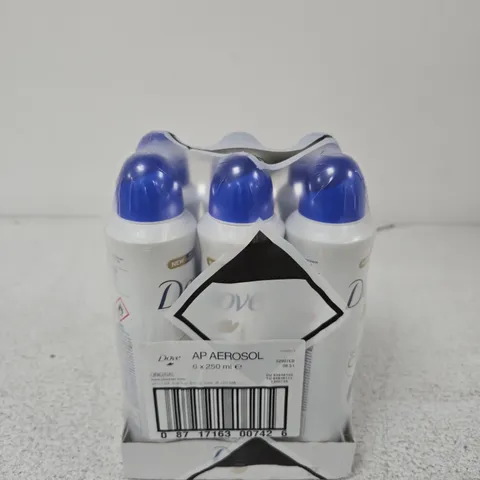 DOVE ORIGINAL AP AEROSOL DEODORANT 6 X 250 ML – PACK OF 6