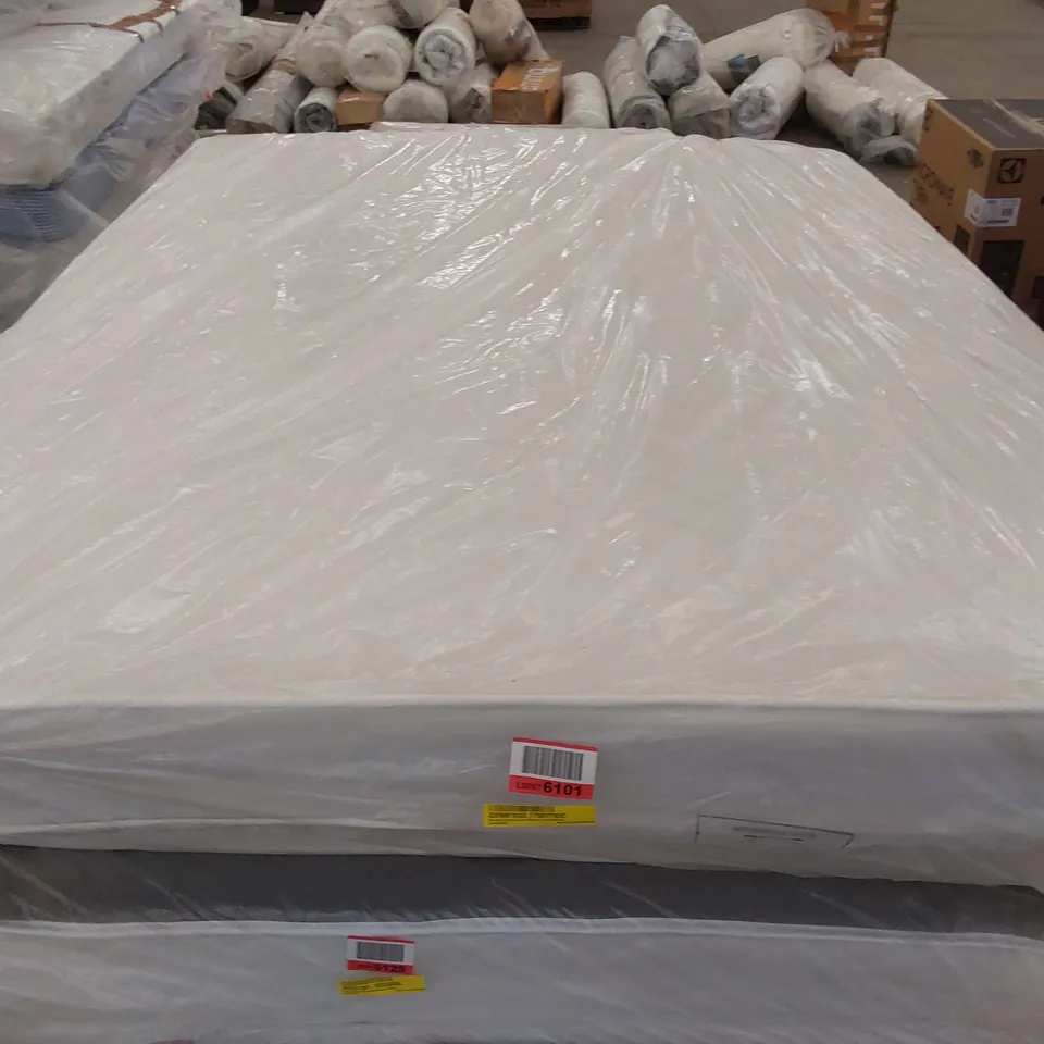 QUALITY BAGGED 5' SERENITY HYBRID COIL AND MEMORY FOAM KINGSIZE MATTRESS 
