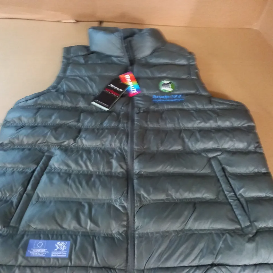 RESULT FROST GREY INSULATED GILET - XL